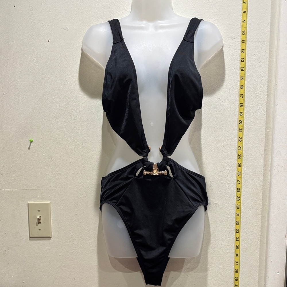 PrettyLittleThing Black Swimwear